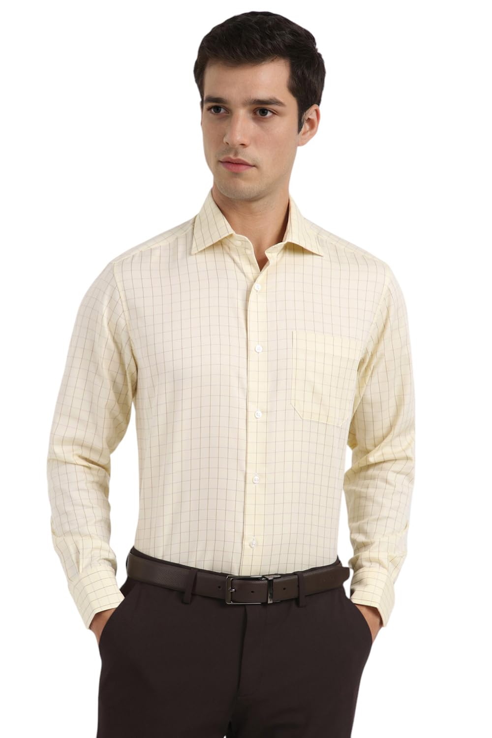 Allen Solly Men Regular Fit Formal Full Sleeve Shirt