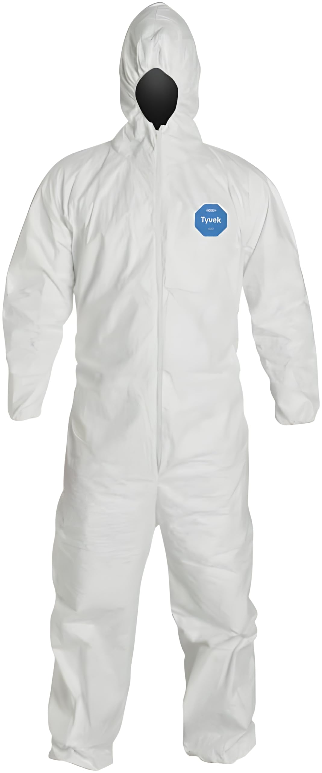 Dupont - TY127SWH3X0025VP Tyvek 400 Individually Packed Disposable Protective Coverall with Hood and Elastic Cuff for PPE Vendin
