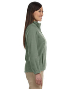 Ladies 8 oz Full-Zip Fleece - BLAcK - XS(D0102H76WPT)