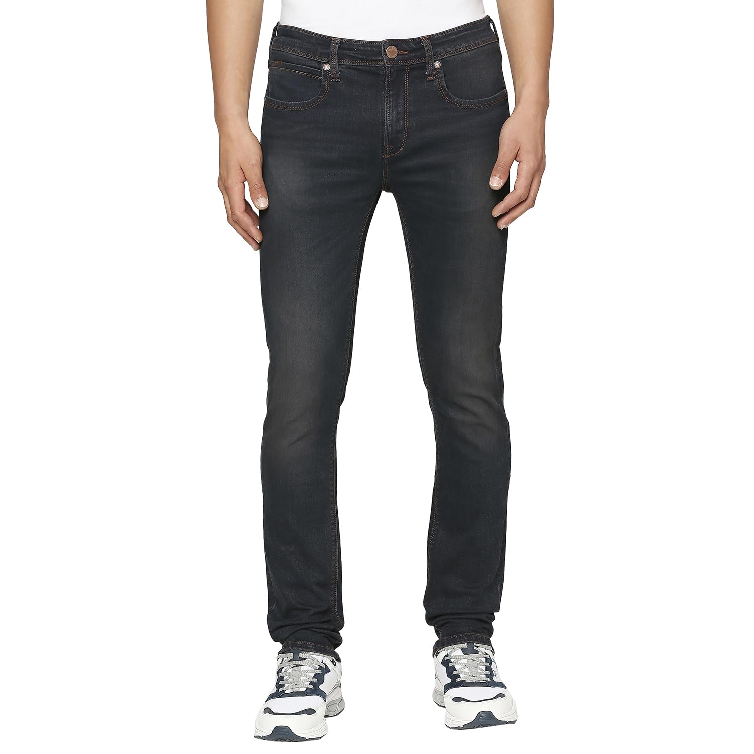 Pepe Jeans MenS Slim Jeans (Pm207478J673_Tinted Med Used_Dark Indigo Blue