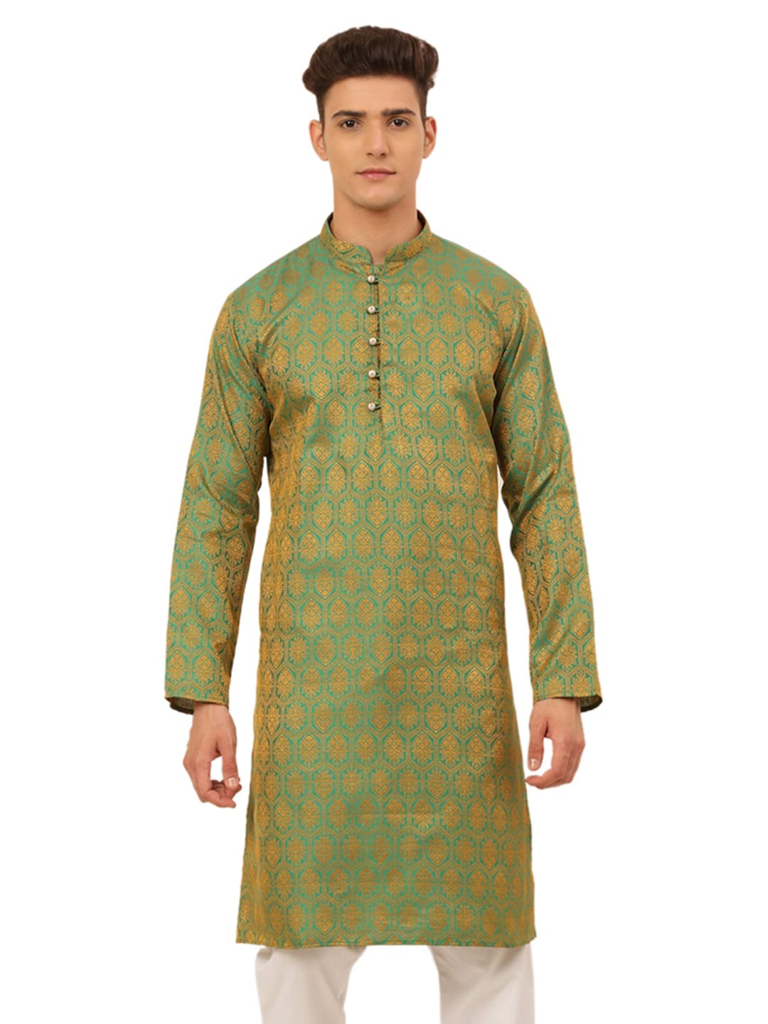 Jompers Mens And Woven Design Kurta