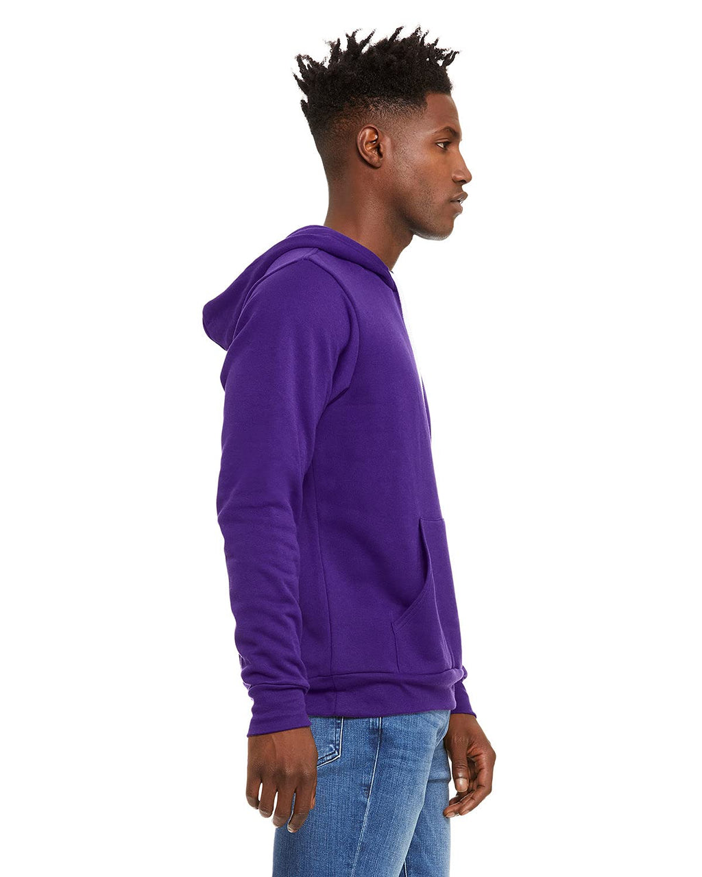 Unisex Sponge Fleece Pullover Hoodie - NAVY - S(D0102H7WI3J)