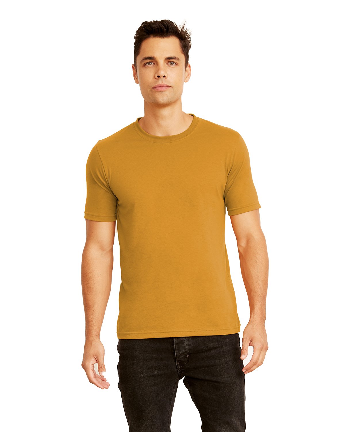 Unisex cotton T-Shirt - cLASSIc ORANgE - S(D0102H7NPVT)