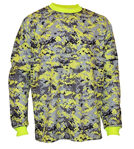 Deceptor Camo GK Jersey Yellow/Grey/Black size ys