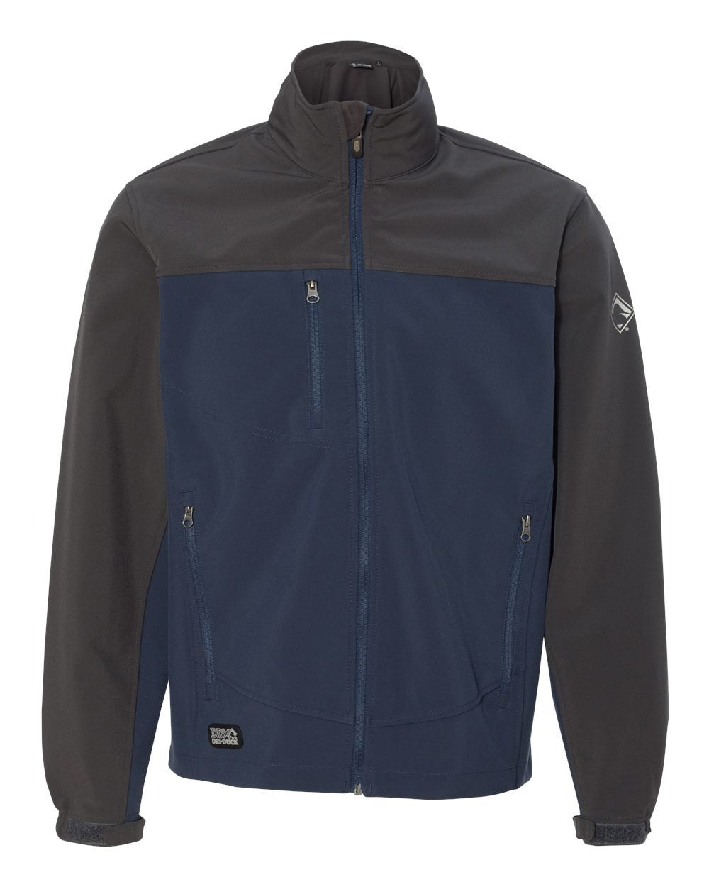 Mens Poly Spandex Motion Softshell Jacket - RED cHARcOAL - S(D0102H78cPT)