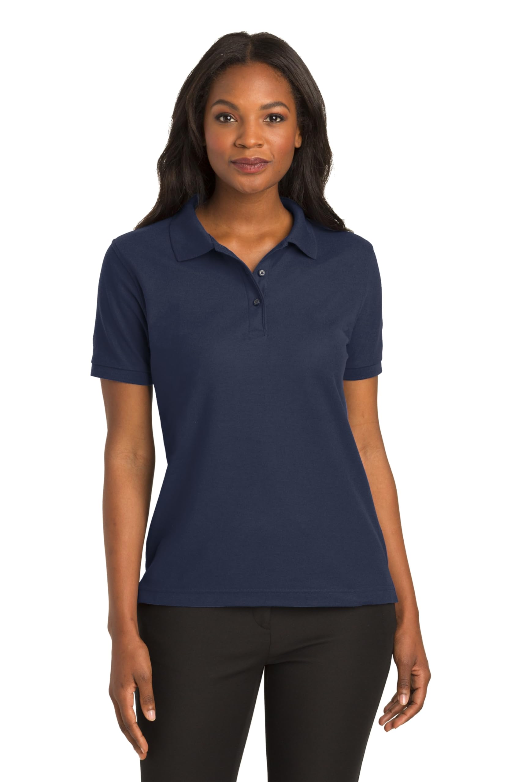 Port Authority Ladies Silk Touch Polo 5XL Navy
