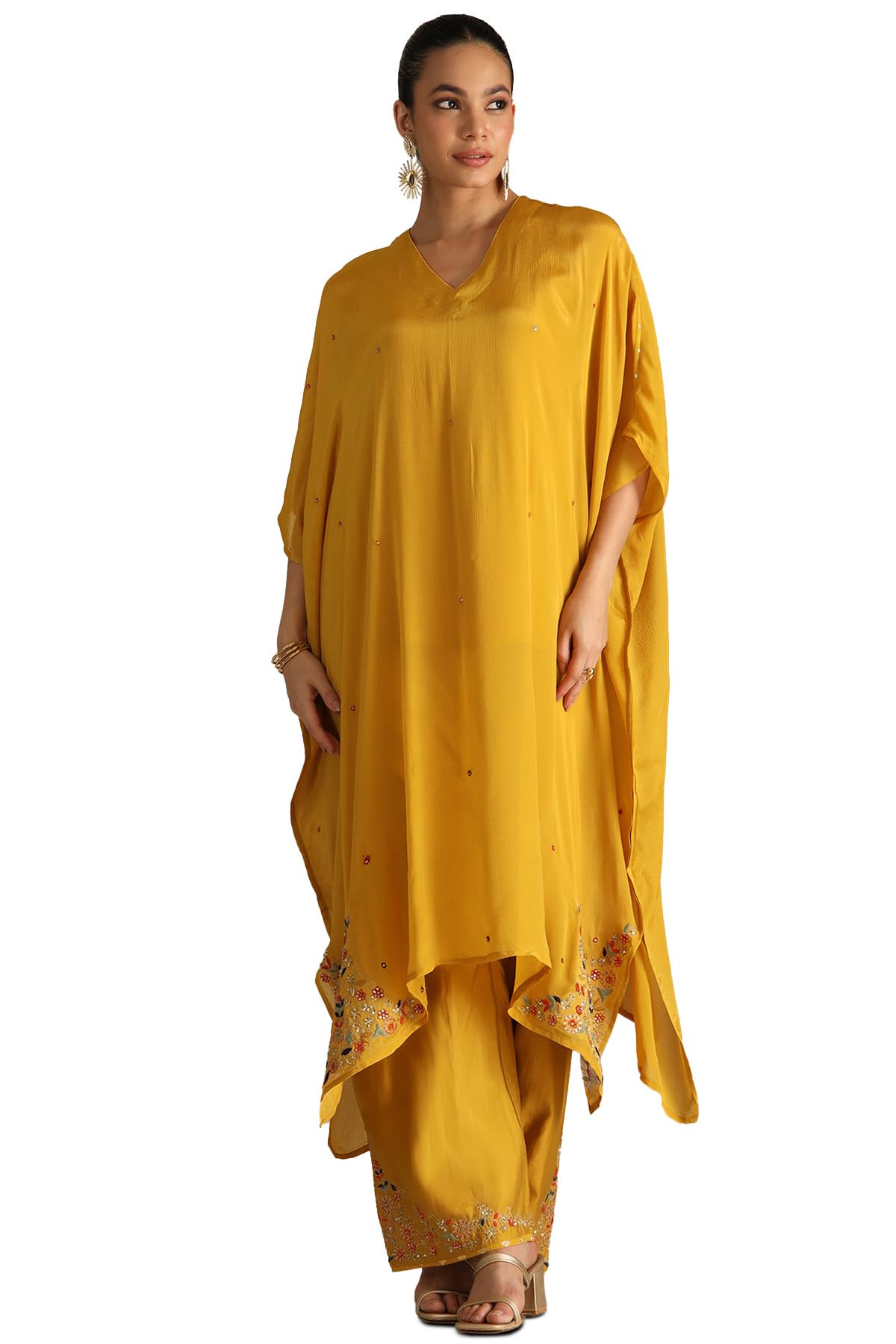 Soch Women Viscose Blend Embroidered Palazzo