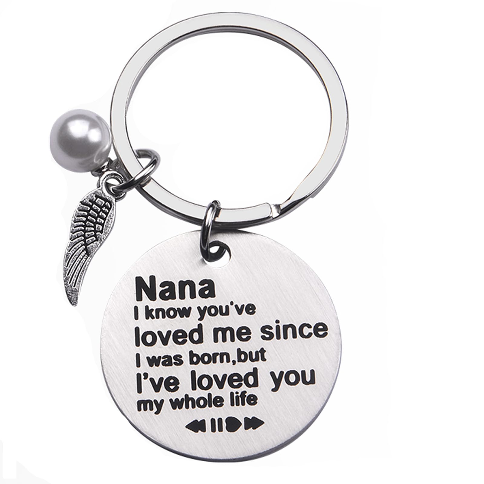 Nana Gifts Basket Jewelry Dish Set, Nana Christmas Gifts from Grandchildren, Birthday Gifts for Nana Grandma Gigi Mimi, Nana Chr