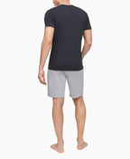 Calvin Klein Men's Cotton Stretch Undershirt Packs, 3 Black-Vneck, Medium