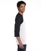 Unisex 34-Sleeve Baseball T-Shirt - gRY cHR BLK TRB - S(D0102H7WgV2)
