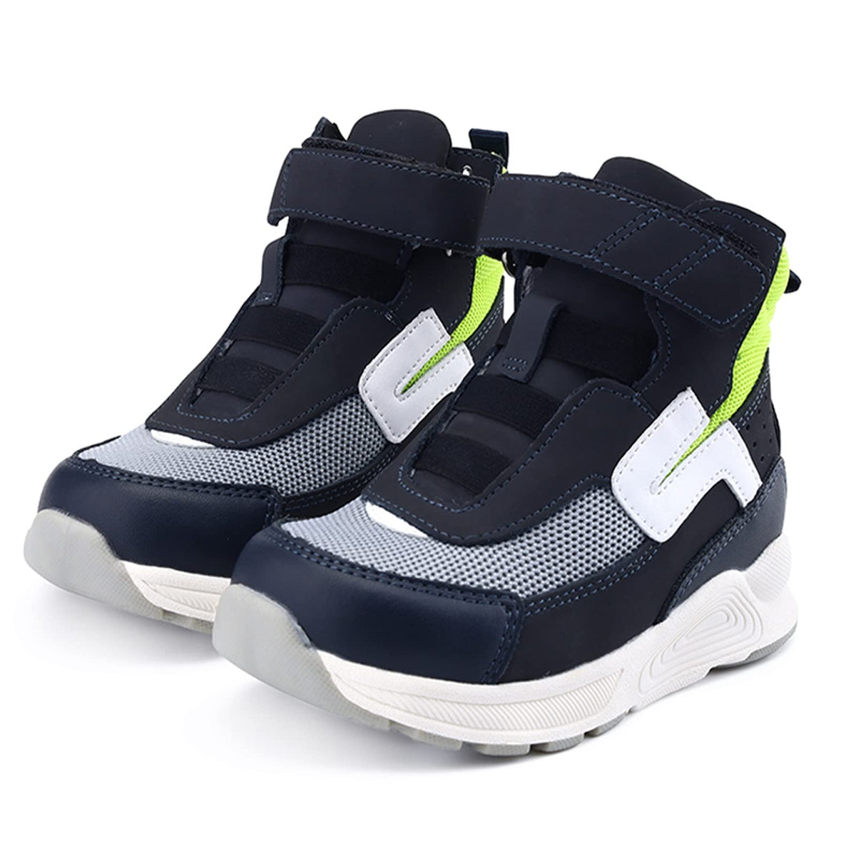 Orthopedic Shoes for Kids,High Top Corrective Sneakers with Arch & Ankle Support for Girls and Boys Flat Foot,AntiSlip Soles,  7