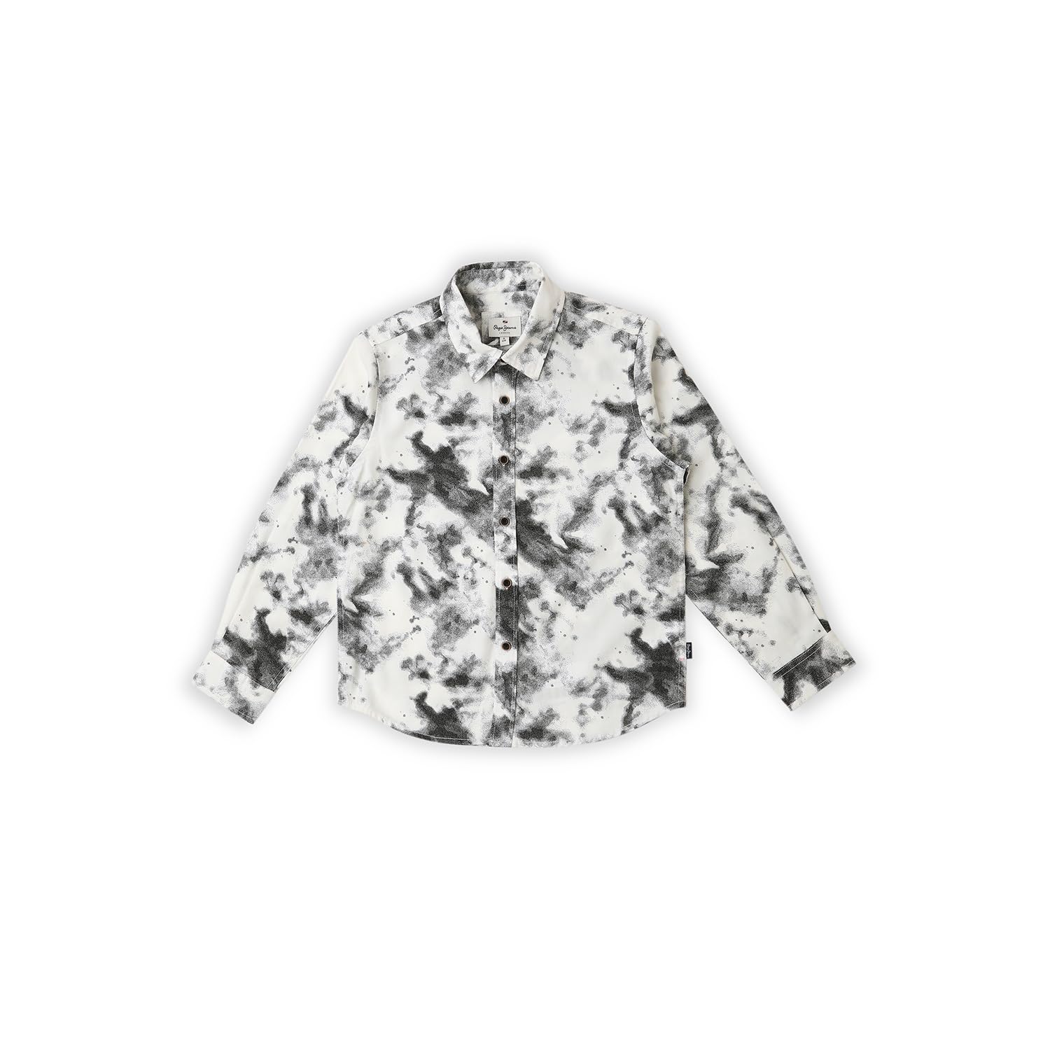 Pepe Jeans BoyS Regular Fit Shirt (Pb302602 Black And White