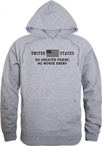 Graphic Pullover, No Greater, H.Grey, XL