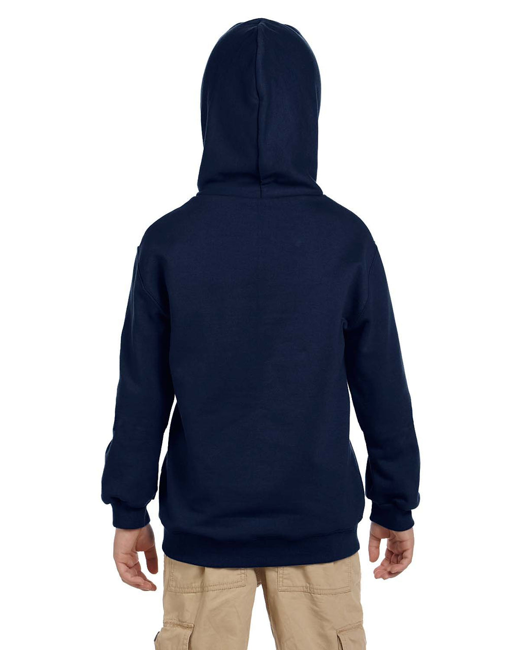 Youth Powerblend Pullover Hooded Sweatshirt - BLAcK - S(D0102HI3F9g)