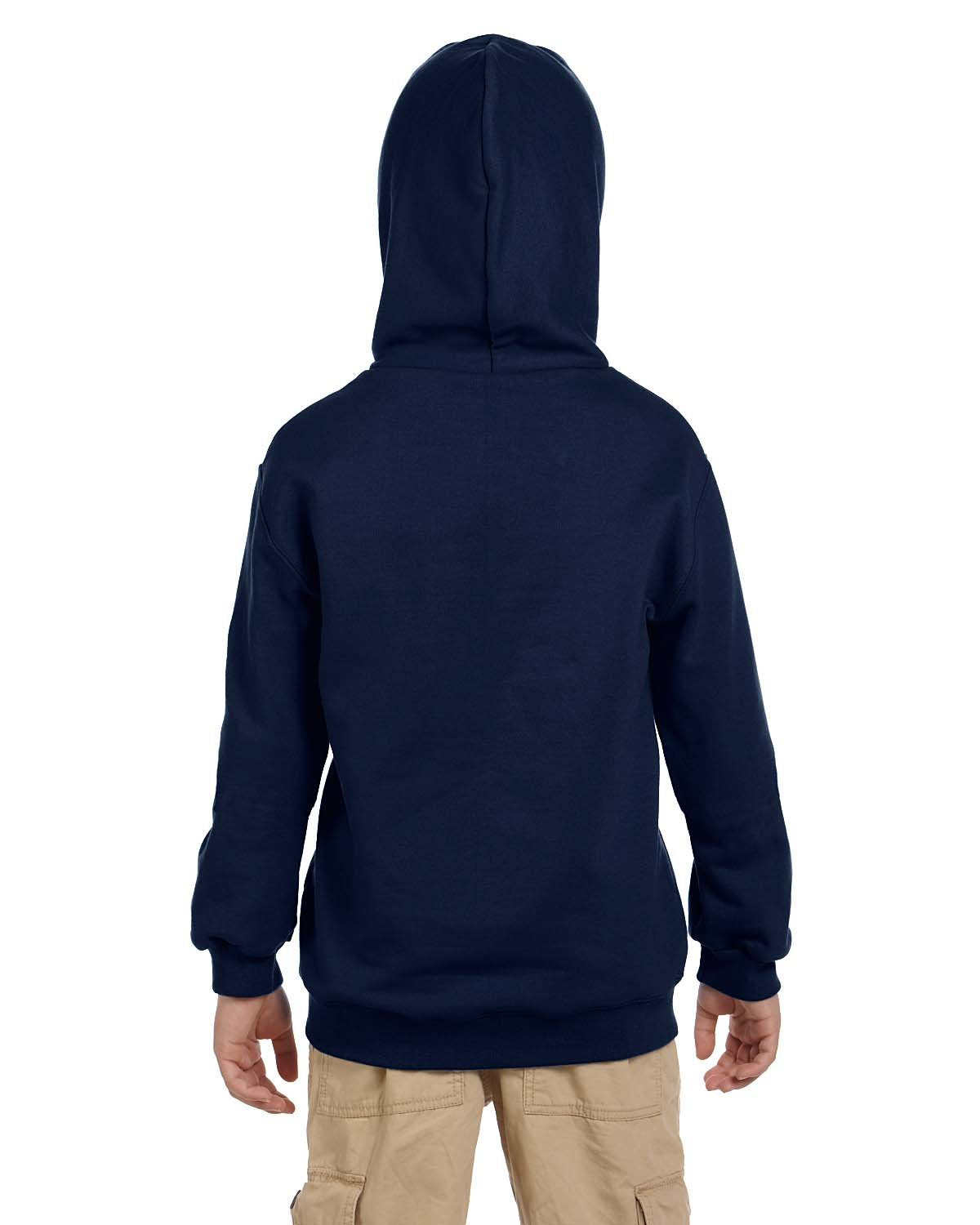 Youth Powerblend Pullover Hooded Sweatshirt - BLAcK - S(D0102HI3F9g)