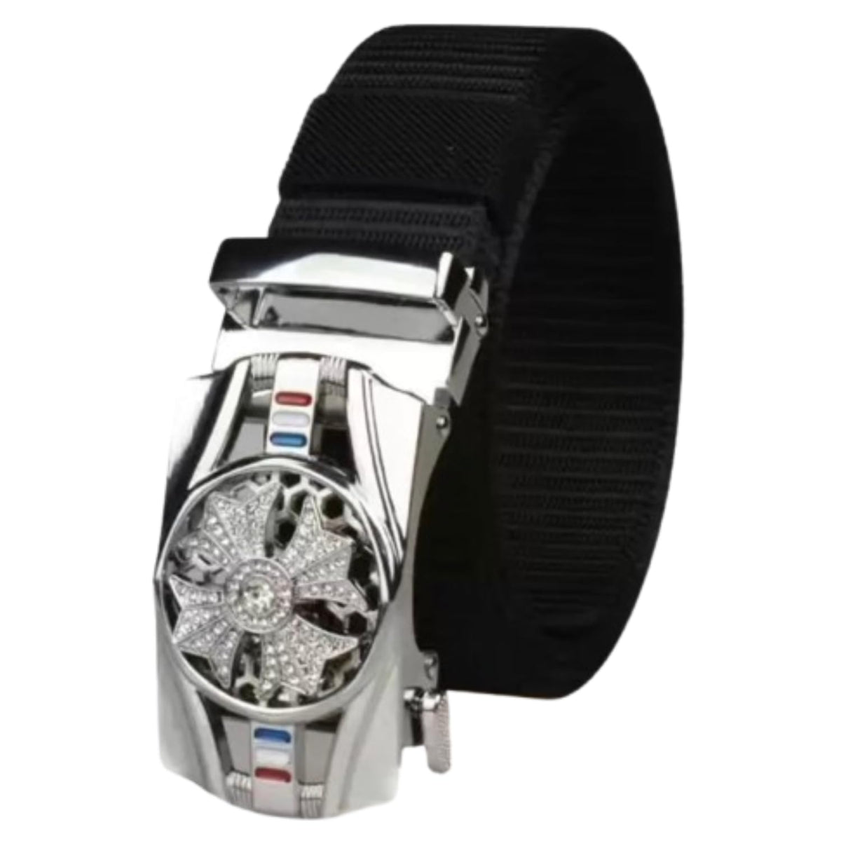 Niddleman Nylon Fabric Belt For MenS, Plastic Autolock Buckle,Free Size,FitS Upto 42 Inches(011) 38