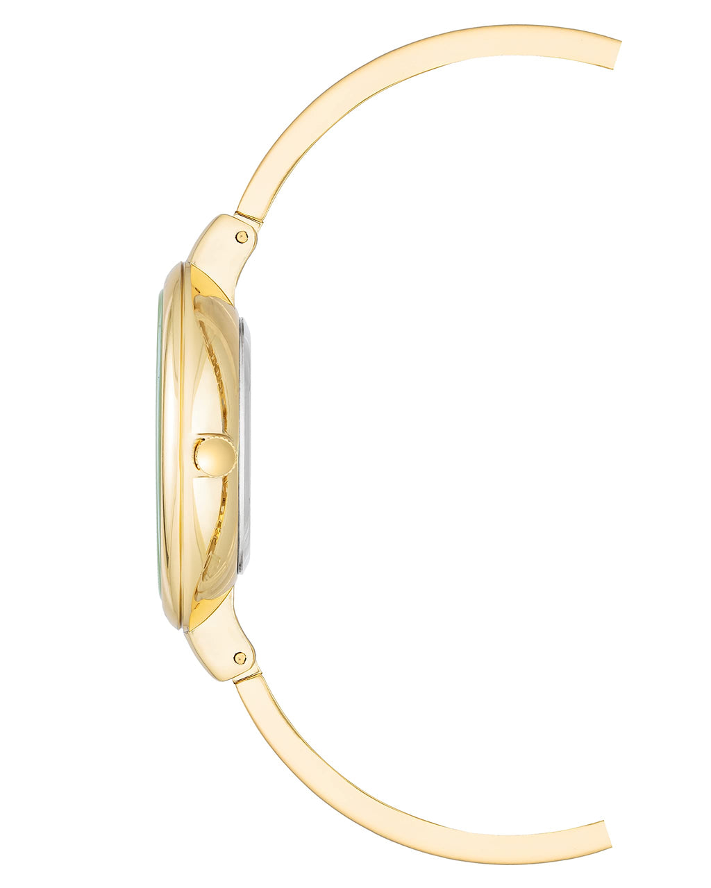 Anne Klein Women's Japanese Quartz Dress Watch with Metal Strap, Gold, 4.5 (Model: AK/1470WTST)