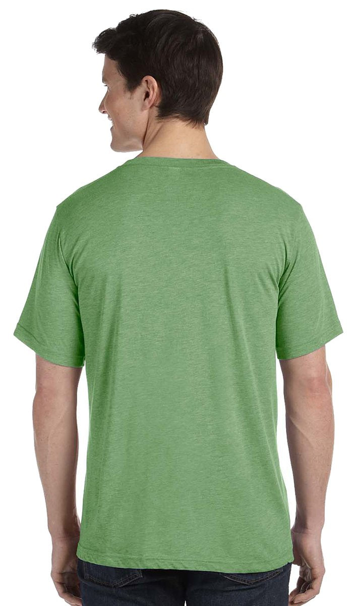 Unisex Triblend V-Neck T-Shirt - BLUE TRIBLEND - S(D0102H7W7S8)