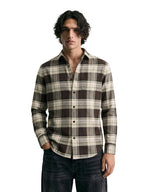 The Indian Garage Co Mens Regular Fit Checkered Cutaway Collar Full Sleeves Sweater