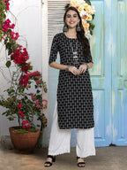 Pinkmint WomenS Crepe Kurti For WomenS Ethnic Printed Kurti For WomenS (Pack Of 5)