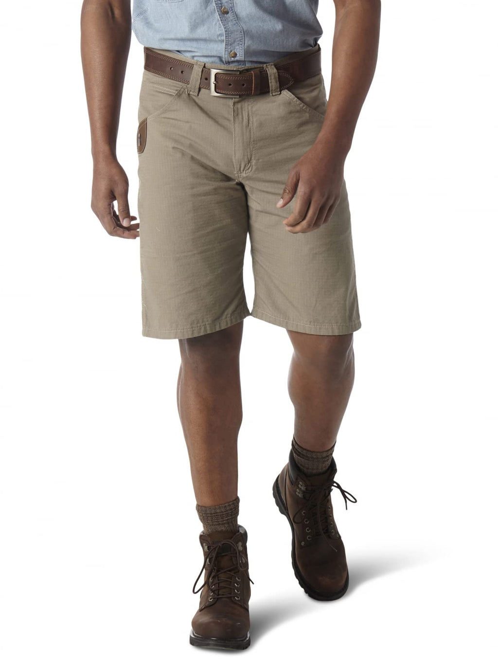 Wrangler Riggs Workwear Men's Technician Short, Dark Khaki, 31