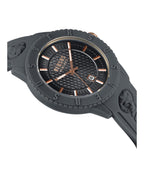 Versus Versace Tokyo R Collection Luxury Mens Watch Timepiece with a Grey Strap Featuring a Grey Case and Grey Dial