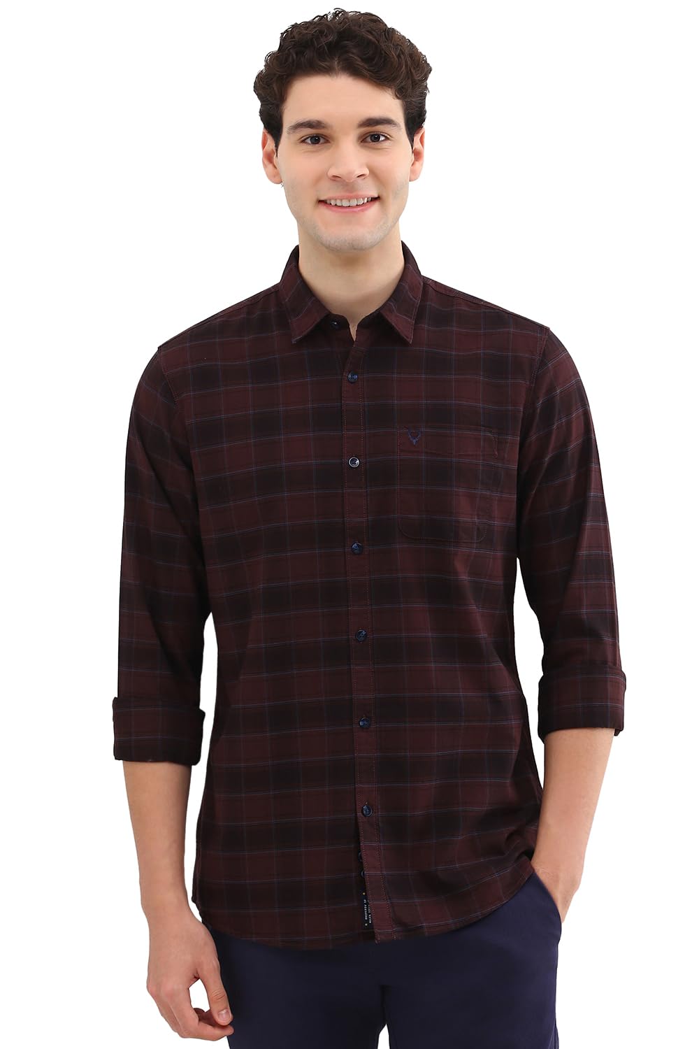 Allen Solly Men Regular Fit Casual Full Sleeve Shirt
