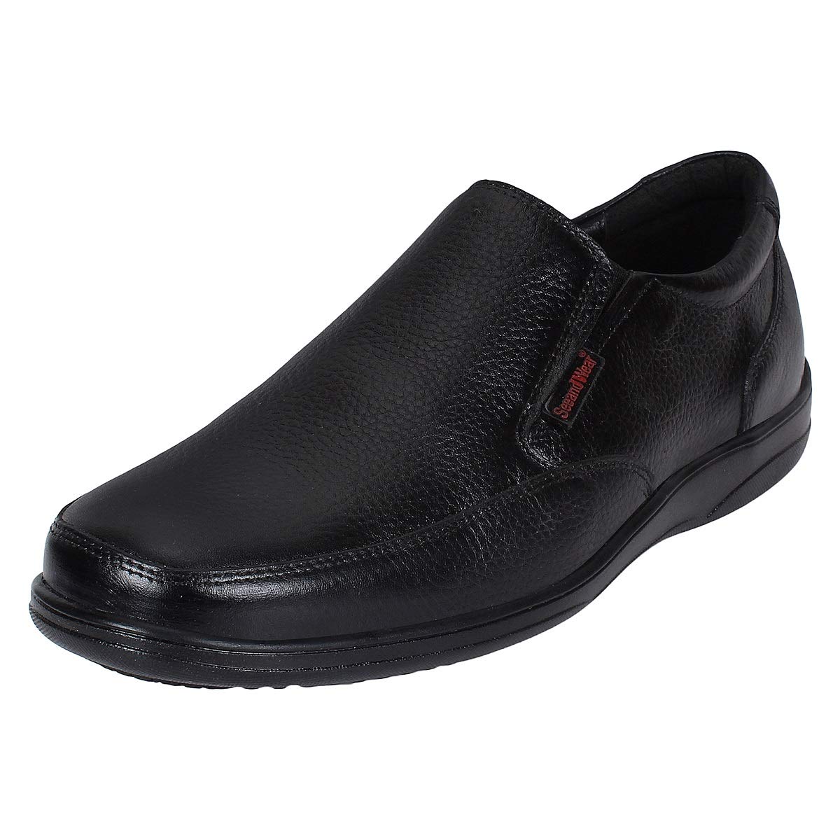 RoarKing Leather Slipon Formal Shoes for Men Black 10