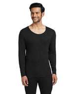 XYXX Mens Thermal Vest | Antibacterial, Skin Friendly with Superior Heat Retention | Slim Fit Full Sleeve Solid Alpine IntelliH