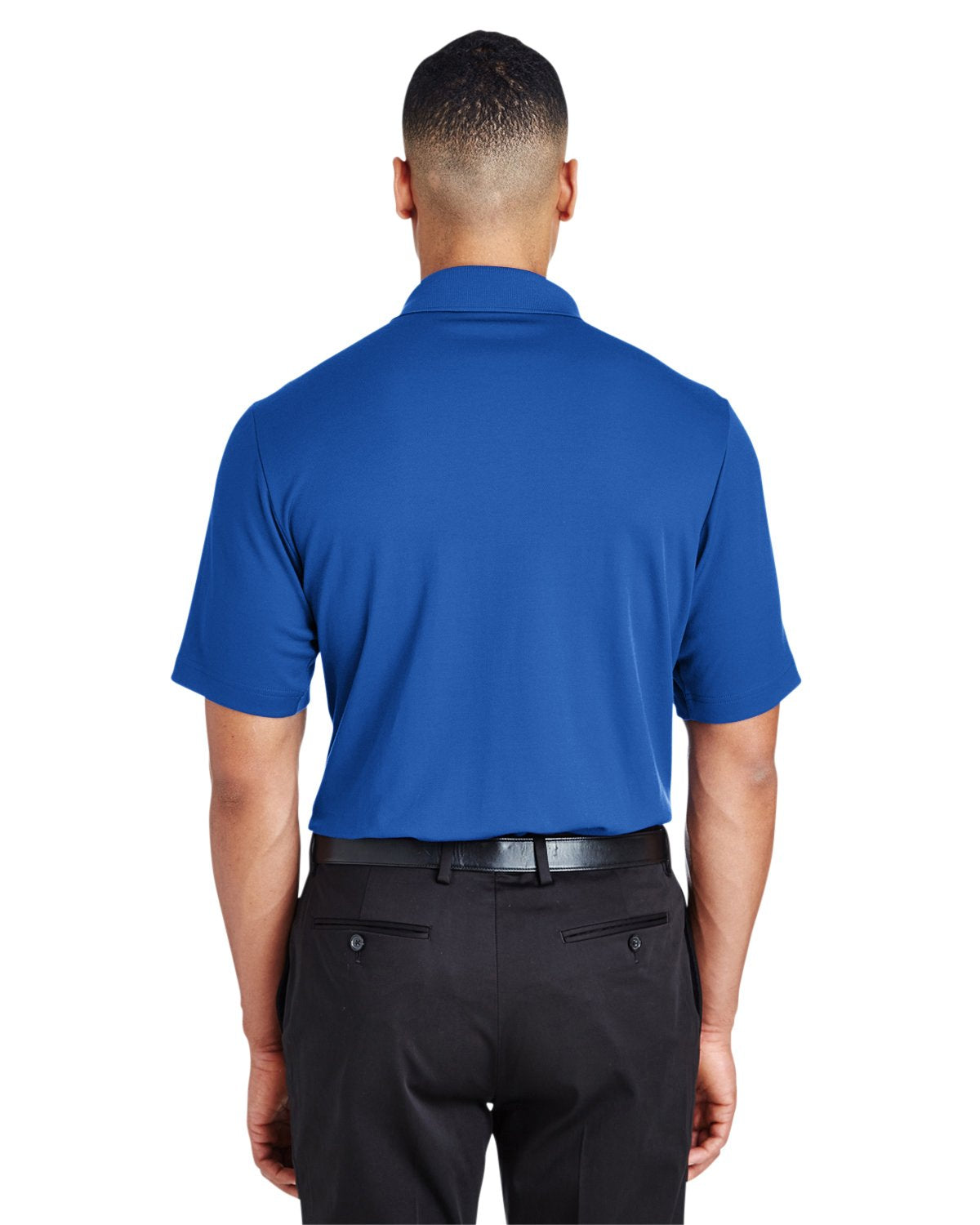 crownLux PerformanceMens Plaited Polo - gRAPHITE - 2XL(D0102H7NS4P)