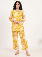 Tee Projekt Co Ord Set For Women Stylish | Ethnic Co Ord Set For Women Yellow