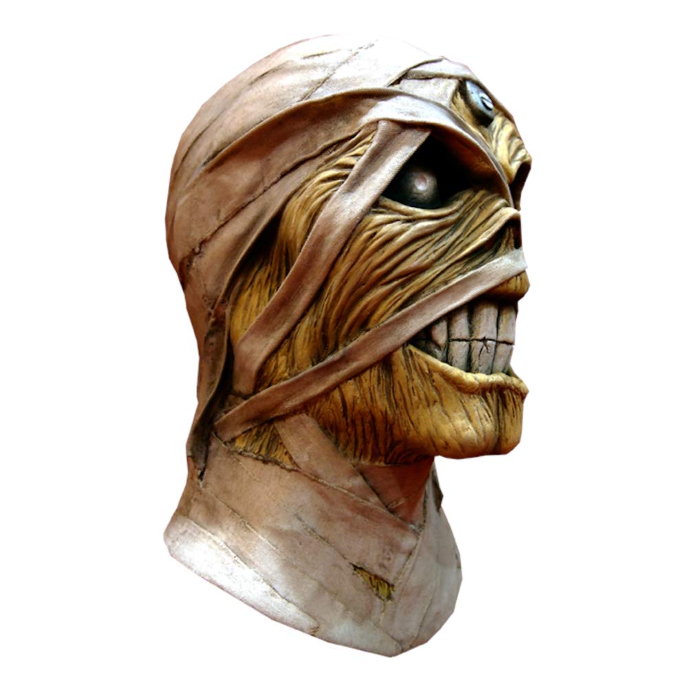 Trick Or Treat Studios Iron Maiden Powerslave Mummy Eddie Mask Multicolor