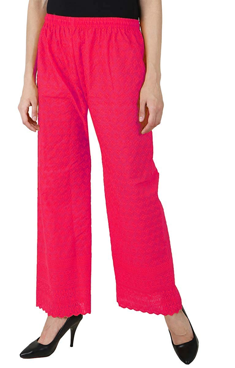 Digital Shopee Fashion Women'S Palazzo Free Size Pink