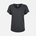 Ladies Triblend Dolman T-Shirt - INDIgO - 3XL(D0102H7NR6T)
