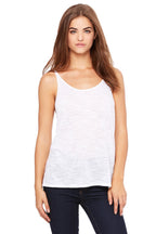 Ladies Slouchy Tank - WHITE - M(D0102H7WE5J)