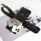 Ren Faire Costume Sets Medieval Belt Pouch Casual Fanny Pack Phone Holder Steampunk Festival Cosplay Accessory Waist Bag (1-Blac