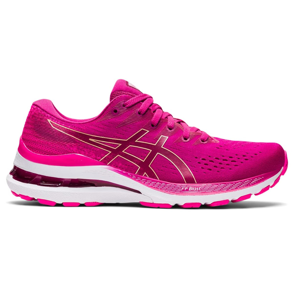 ASICS Women's Gel-Kayano 28 Running Shoes, 6, Fuchsia RED/Pink GLO