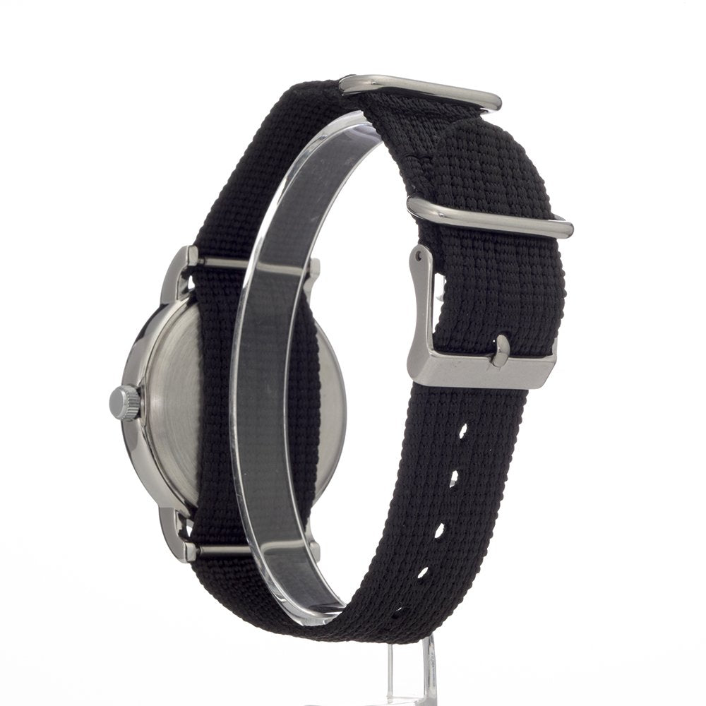 Timex Unisex T2N647 Weekender 38mm Black Nylon Slip-Thru Strap Watch