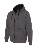 Mens Bateman Power Full Zip Hooded Fleece - BLAcK - S(D0102H78MWJ)