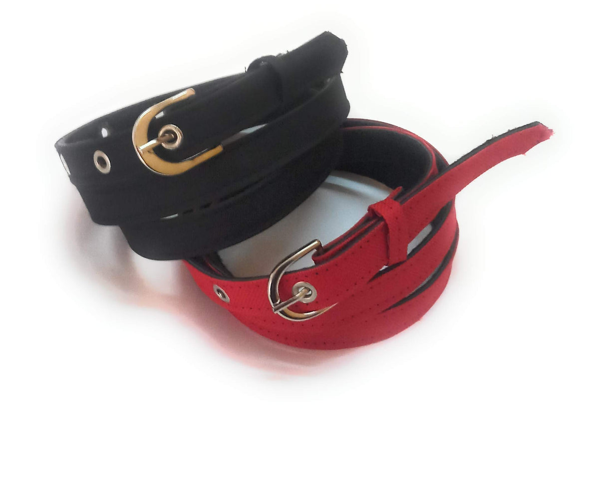 Women Plus Size Extralarge Denim Jeans Belts Combo Black Red 4Xl Big Size Belts Combo 4