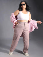High Star WomenS Classic Casual Pants (Hswwts2402P_Mv_Mauve