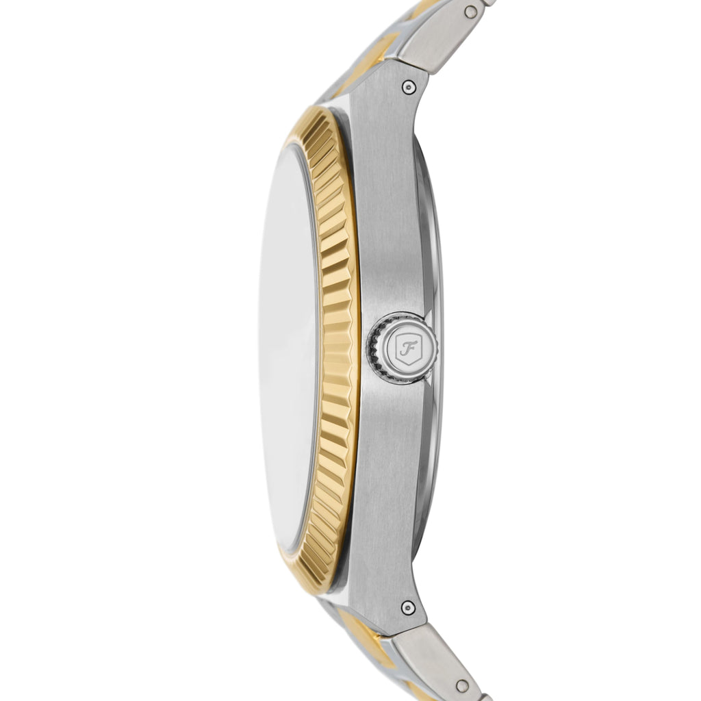 Fossil Women's Scarlette Quartz Stainless Steel Three-Hand Watch, Color: Two Tone (Model: ES5334)