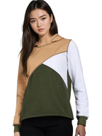 Kotty WomenS Butterfly Print & Colorblock Hooded Sweatshirts(Multicolor,S)