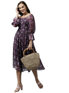 Aarika Womens Purple Color Middi (MD-W-2715-PURPLE-XXL)