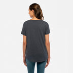 Ladies Triblend Dolman T-Shirt - INDIgO - 3XL(D0102H7NR6T)