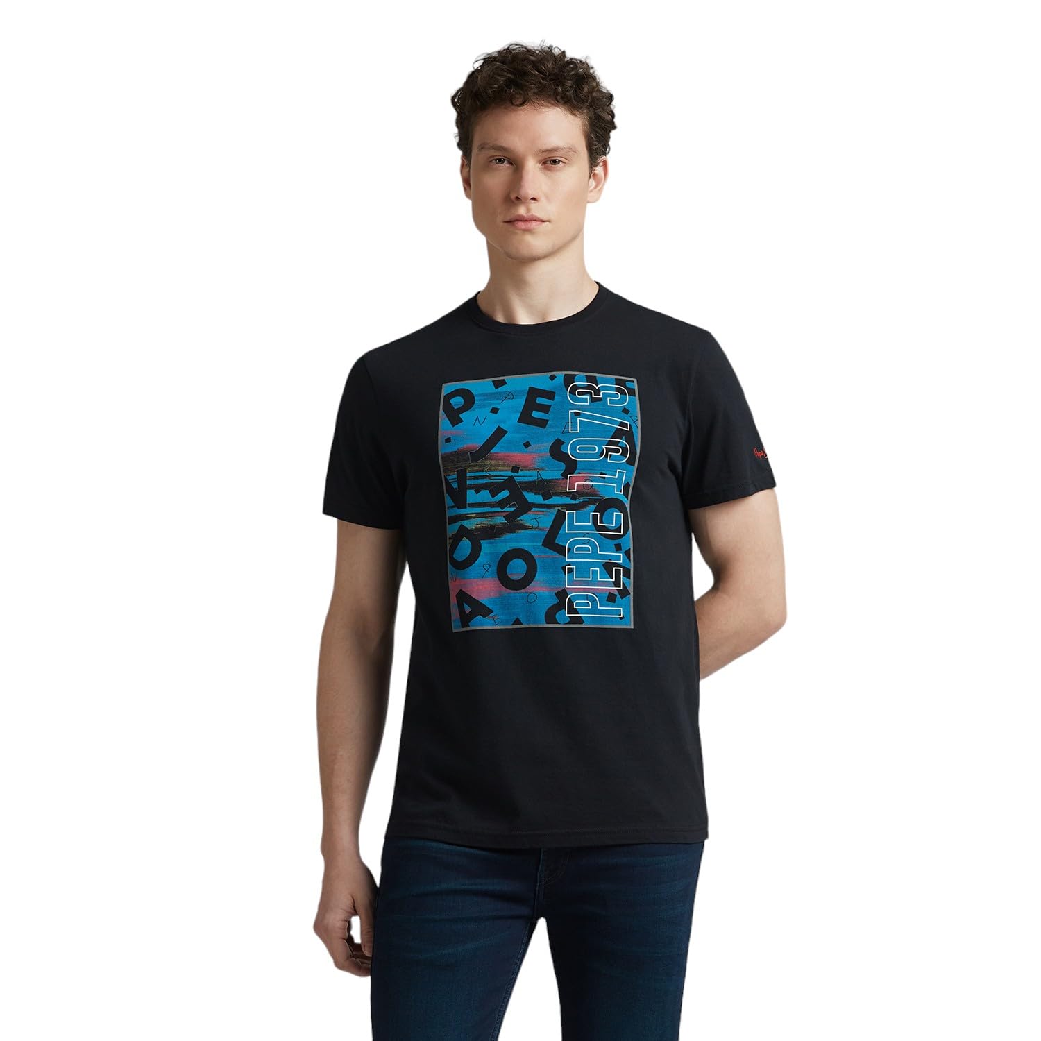 Pepe Jeans MenS Slim Fit T-Shirt (Pm509905_Black