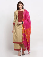 Anni Designer Women'S Cotton Straight Kurta With Palazzo (Ravi Pink_S_Pink_Small)