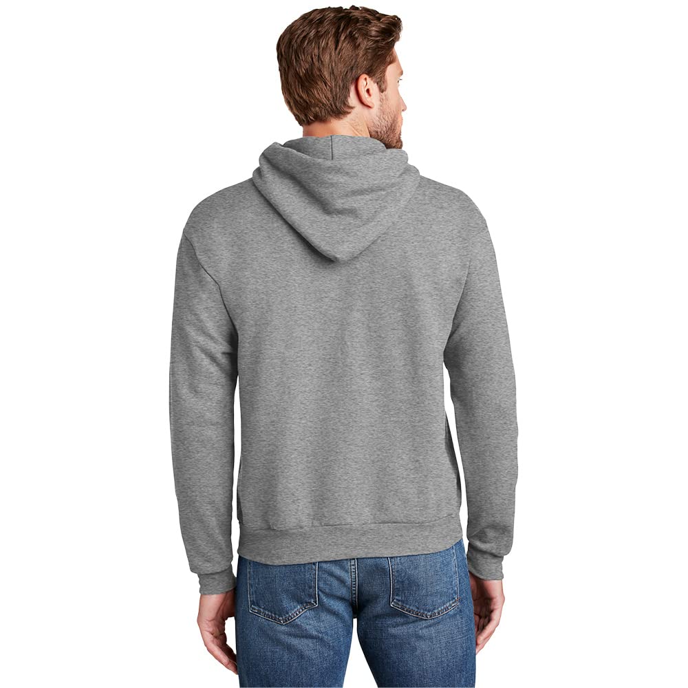 Unisex Ecosmart 5050 Pullover Hooded Sweatshirt - WHITE - S(D0102H7METX)