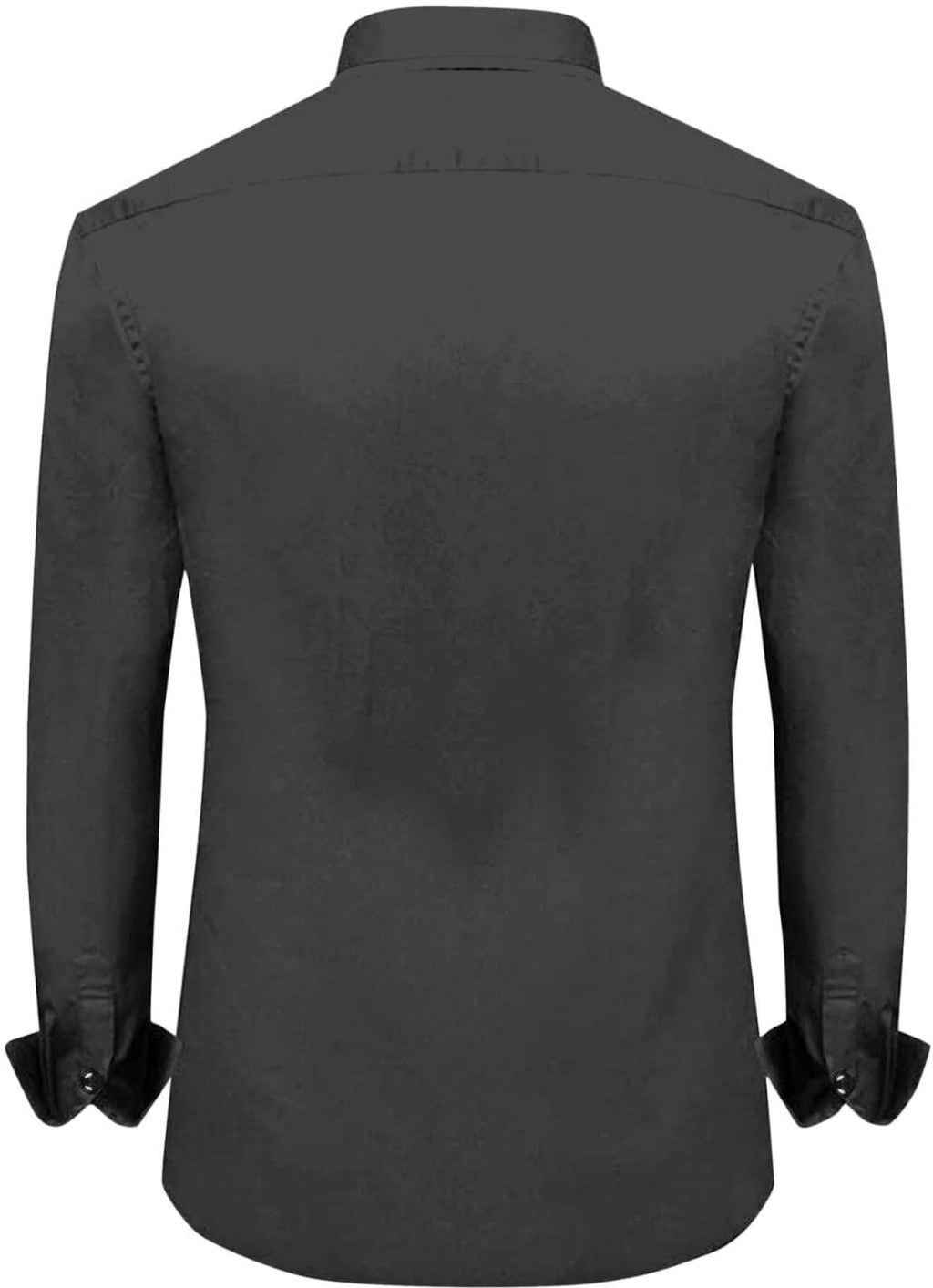 Rebelify Double Pocket With Flap Men Cargo Cotton Shirt Black