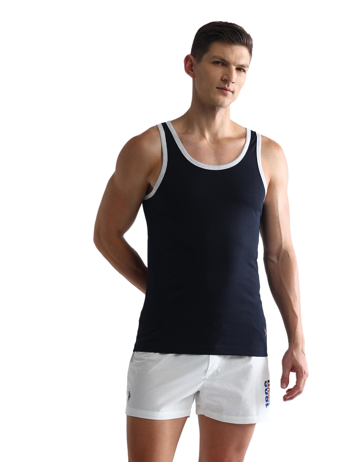 U.S. Polo Assn. MenS Comfort Fit Cotton Oev01 Vest  Pack Of 1(Navy Xxl) 2